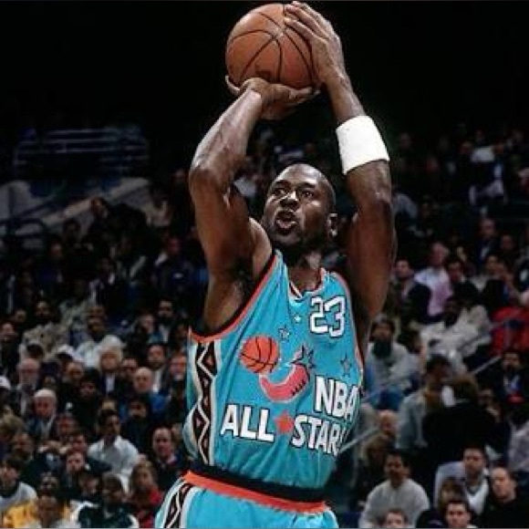 Michael Jordan Throwback NBA Basketball Jersey 1996 NBA All Star Game Men’s XL - Picture 14 of 14